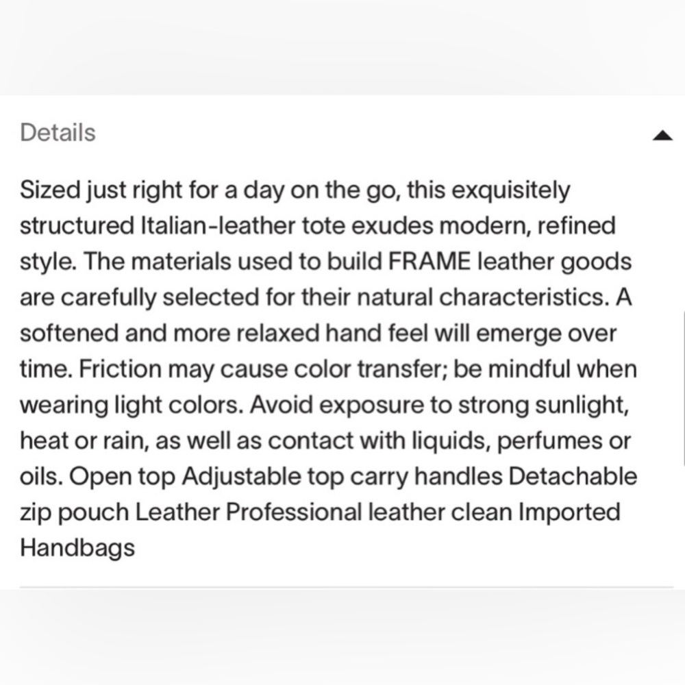 FRAME Les Second Embossed Leather Tote - Picture 15 of 16